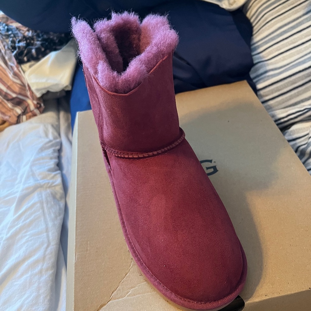 Dark pink uggs